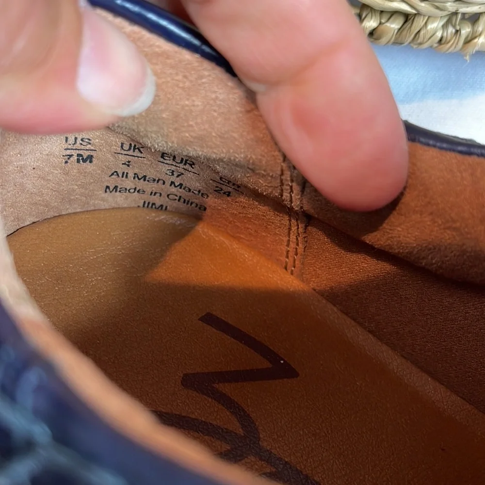 Zodiac EUC Jimi Navy Elastic Low Top Sneaker elastic sz 7M - Picture 7 of 7